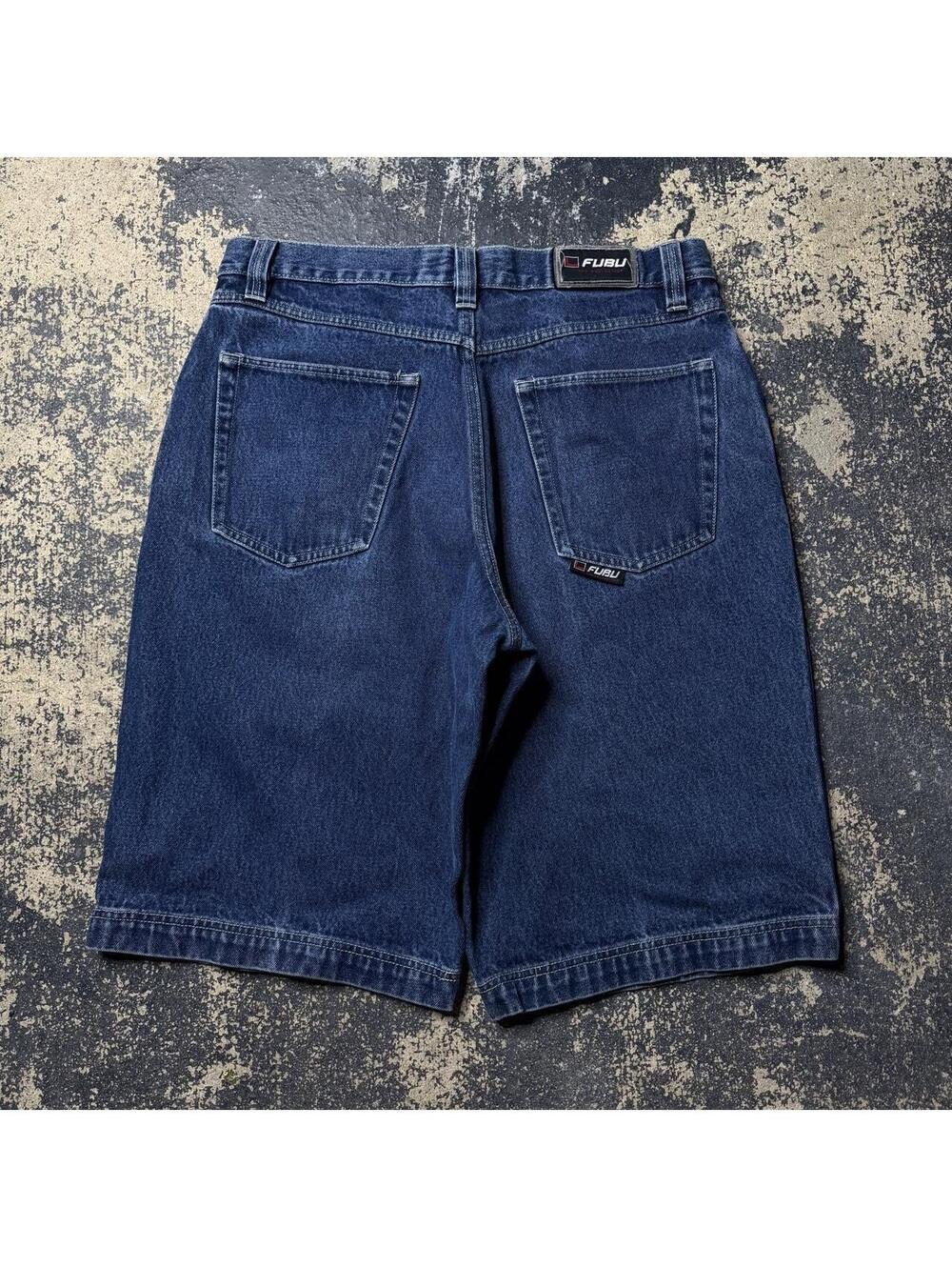 Vintage 90’s FUBU Denim Jean Shorts